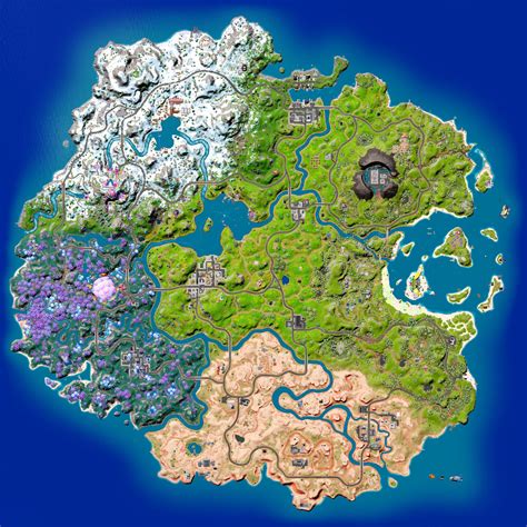 map chapitre 3 fortnite|Map saison 3 chapitre 3 Fortnite, la nouvelle carte